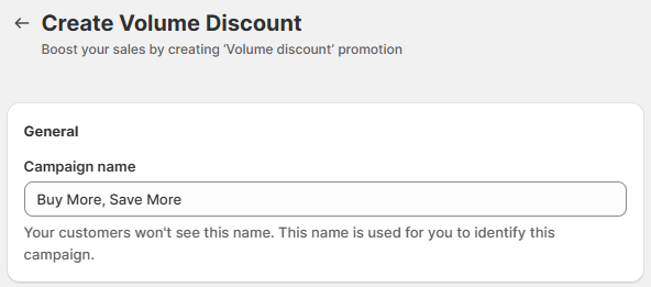 discount campaign